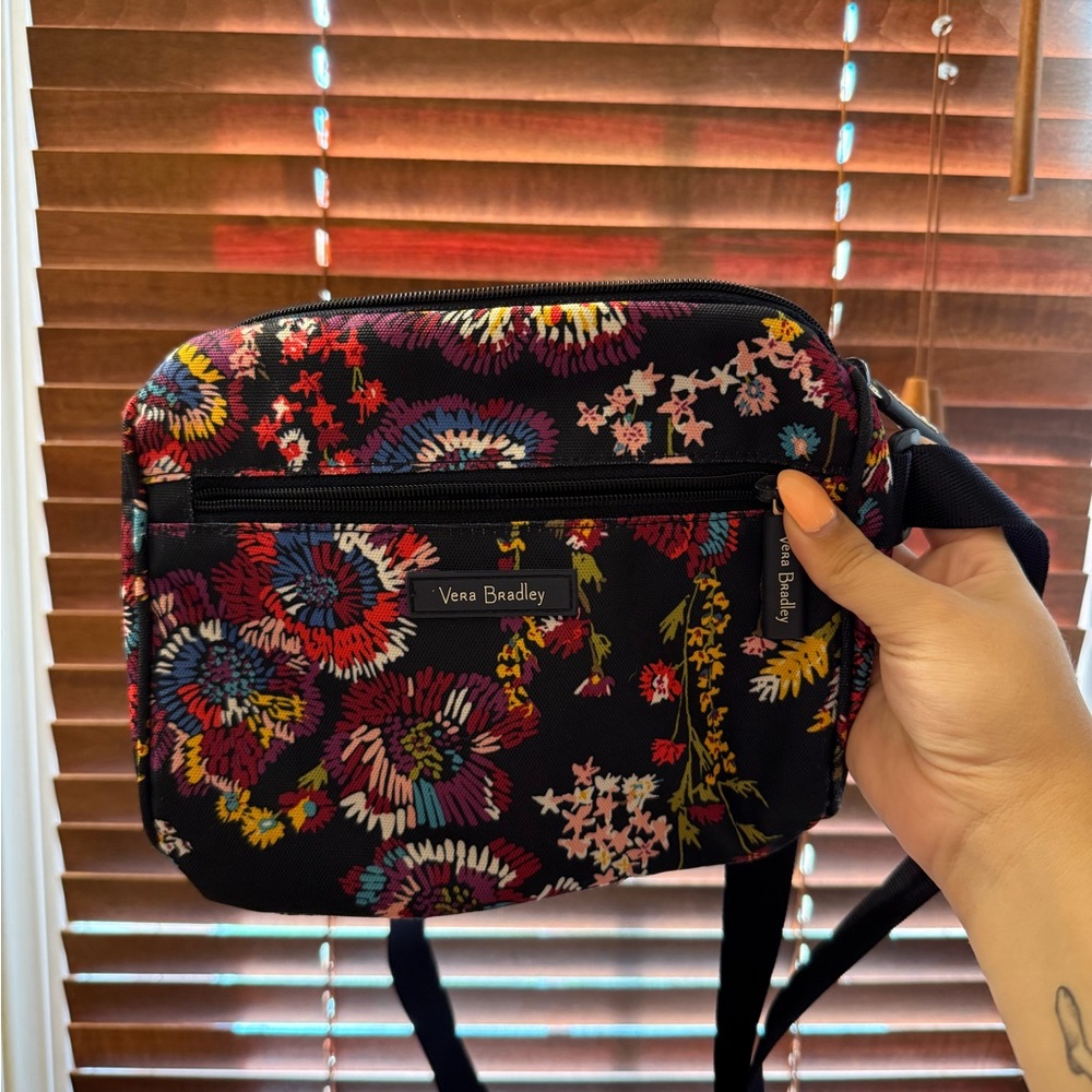 Vera Bradley Dark Floral Crossbody Bag